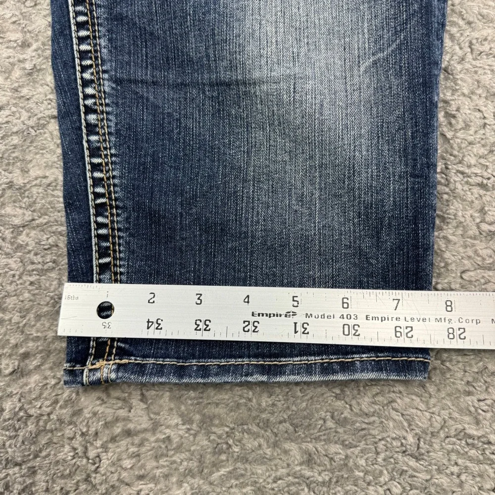Silver Jeans Co Camden Rose Bermuda Shorts Dark Wash Denim Womens 29 L5021SSR470